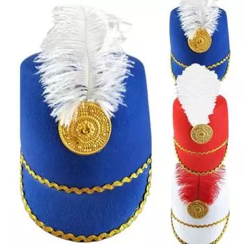 Винтажная шляпа ручной работы Guard Show Cos Hat Fashion Knight Hat Outdoor синий