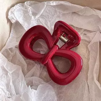 Винтажная синяя в горошек красная бабочка заколка-краб для волос шпилька заколка корейский аксессуар для волос головной убор для женщин