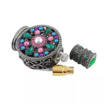 Винтажная стеклянная бутылка-капельница для эфирных масел 15 мл Дорожные косметические контейнеры Свадебное украшение Spray Type