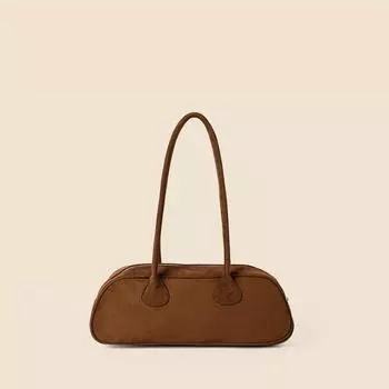 Винтажная сумка-багет подмышкой Роскошная сумка через плечо Большая вместимость чёрный