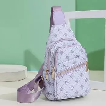 Винтажная сумка через плечо для женщин, нагрудная сумка с принтом, мягкая кожаная сумка через плечо светло-коричневого