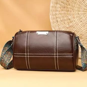 Винтажная сумка через плечо для женщин, высококачественная кожаная сумка с подушкой в клетку, дизайнерская сумка-тоут, модная женская сумка-тоут