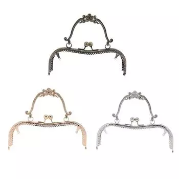 Винтажная сумка-клатч с застежкой-клатчем 20,5 см с ручкой, аксессуары «сделай сам» золотистый