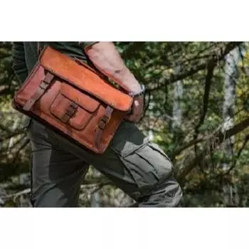 Винтажная сумка-мессенджер для ноутбука из натуральной коричневой козьей кожи в стиле ретро, новый портфель 15 X 11 X 4 коричневый