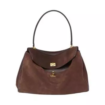 Винтажная сумка-тоут из матовой замши на осень/зиму, сумка-тоут премиум-класса на одно плечо, вместительная сумка для поездок под мышкой One Size