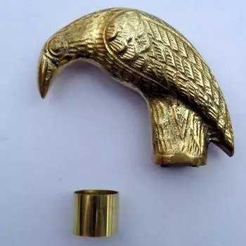 Винтажная трость с дизайнерской ручкой