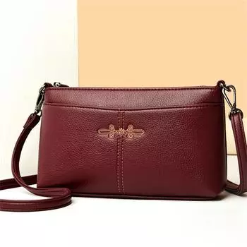 Винтажная вышитая женская сумка через плечо, стильная многофункциональная, легкая, универсальная, компактная сумка, модная повседневная сумка через плечо