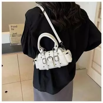 Винтажная заклепочная розовая сумка-мессенджер для женщин в стиле ретро с крокодиловым узором, женская горячая женская сумка через плечо с ручкой, шикарная