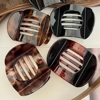 Винтажная заколка для волос с зажимом-когтем, элегантные простые женские заколки для волос, головные уборы, аксессуары для волос для девочек