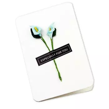 Винтажная записка своими руками Пустая подарочная мини-открытка из крафт-бумаги Поздравительная открытка Поделка Сообщение Открытка