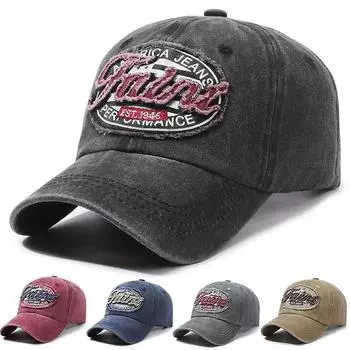 Винтажная женская бейсболка с вышитыми буквами, кепка с хвостиком, панама, кепка Snapback, мужская шляпа с солнцезащитным козырьком, шляпа для рыбалки, козырек серый