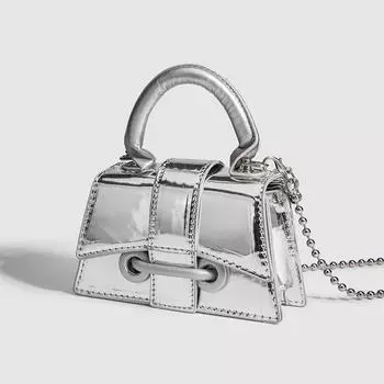 Винтажная женская серебряная бисерная шикарная сумка через плечо роскошный клатч через плечо модный мини-кошелек для монет симпатичная косметичка для хранения