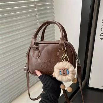 Винтажная женская сумка Maillard 2025 года, универсальная модная фактурная сумка через плечо