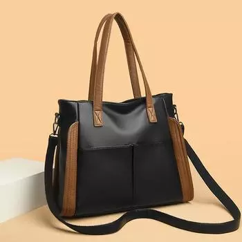 Винтажная женская сумка-ведро Новые дизайнерские роскошные сумки Женские сумки через плечо большой емкости Модная брендовая сумка через плечо