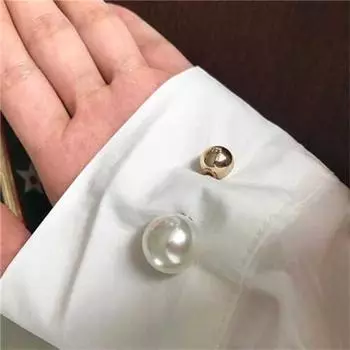 Винтажная золотая брошь, булавки с двойной головкой, имитация жемчуга, большие большие броши, свадебные украшения, аксессуары