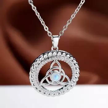 Винтажное белое круглое ожерелье из жареного теста с белым цирконом, треугольное полое ожерелье, модное мужское ожерелье белый