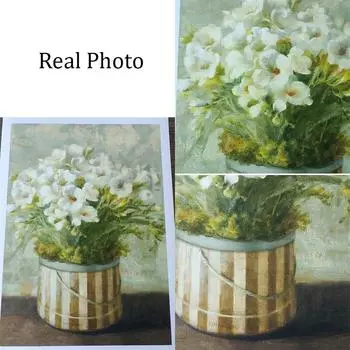 Винтажное ботаническое растение, холст, картина, ретро цветочное искусство, абстрактное настенное искусство, скандинавские принты, европейская пастораль, украшение для дома и комнаты 21cm30cm NoFrame