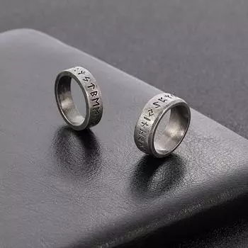 Винтажное кольцо викингов Один, норвежский тотемный амулет, рунические украшения, парные украшения, модное кольцо викингов для мужчин и женщин 11