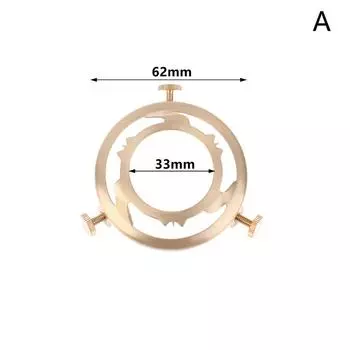 Винтажное латунное кольцо с тремя отверстиями E27 E14, абажур с винтовым креплением, держатель для самостоятельного освещения, абажур и держатель с гнездом