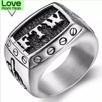 Винтажное мужское тайское серебряное черное кольцо в стиле панк, подарок, ювелирное кольцо оптом 12