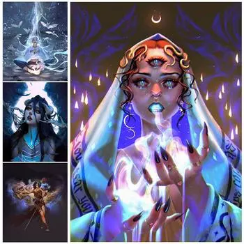 Винтажное настенное искусство, картина маслом, церемония распада, печать пасторских плакатов, украшение дома 21cm30cm NoFrame