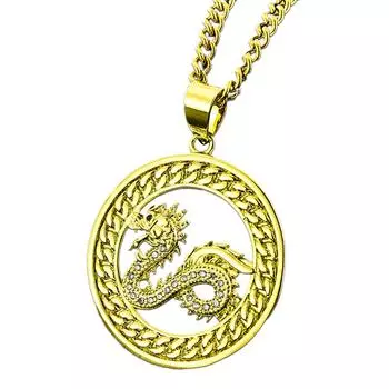 Винтажное ожерелье Года Дракона, подвеска-цепочка, вдохновленная традиционной китайской культурой, уникальное очарование, шейное украшение 5
