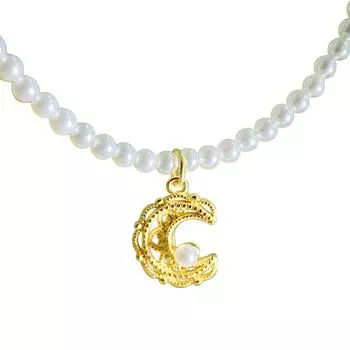 Винтажное ожерелье с лунным жемчугом, женское французское романтическое волшебное ожерелье с цепочкой, украшение
