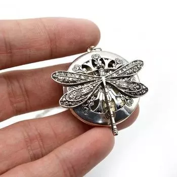 Винтажное ожерелье с подвеской в виде ретро-стрекозы, длинное ожерелье ручной работы в этническом стиле бохо