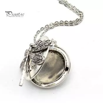 Винтажное ожерелье с подвеской в виде ретро-стрекозы, длинное ожерелье ручной работы в этническом стиле бохо для женщин, повседневная одежда, подарок серебряный