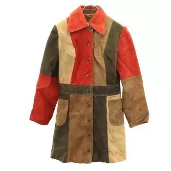 ВИНТАЖНОЕ пальто-перевертыш 80-х годов, сделано в Канаде, 45481, коричневое, женское, б/у