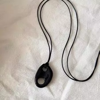 Винтажное персонализированное ожерелье с подвеской в виде свиного носа для женщин и девочек, простая универсальная цепочка для свитера, ювелирные изделия, аксессуары, подарки красный