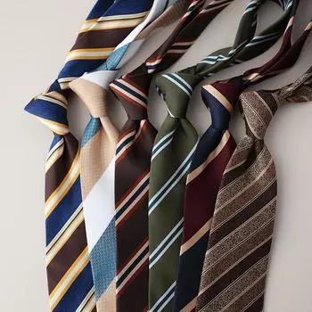 Винтажное платье 8 см в полоску, профессиональный галстук для джентльмена, группа женихов