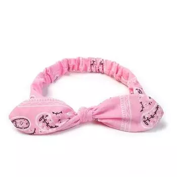 Винтажные эластичные повязки для волос с крестообразным узлом, банданы, тюрбаны, волосы для девочек, аксессуары для волос, мягкие повязки для волос с принтом пейсли в стиле бохо для женщин