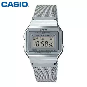 Винтажные электронные часы Casio A700WM-7A, популярные корейские часы