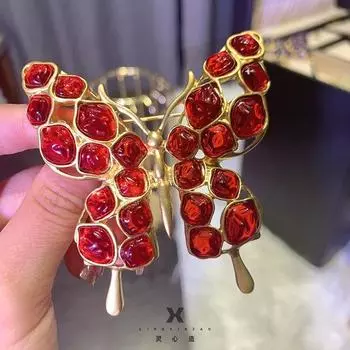 Винтажные антикварные броши-бабочки для женщин и мужчин, ювелирные изделия с насекомыми, изысканный нишевый дизайн, аксессуары для пальто, булавки, брошь, подарок