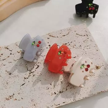 Винтажные аксессуары для волос акриловые корейские женские шпильки головные уборы заколки для волос вишневые заколки для волос