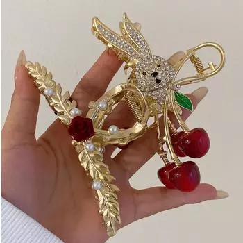 Винтажные бархатные розовые металлические когти для волос, роскошные заколки для волос, заколки, заколки, модные свадебные аксессуары для волос для женщин, головные уборы, ювелирные изделия