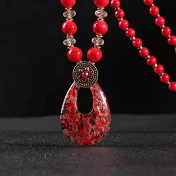 Винтажные богемные бусины ожерелья для женщин ювелирные аксессуары