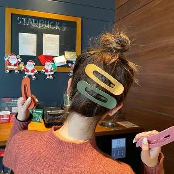 Винтажные большие заколки для волос для женщин, простые зажимы с когтями, синий матовый банан, большие заколки для волос с геометрическим рисунком для волос, аксессуары для волос для девочек 11cm