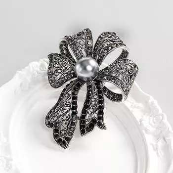 Винтажные броши-банты с жемчугом для женщин, одежда, пальто, ювелирные изделия, аксессуары для вечеринок, подарки