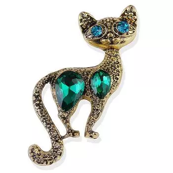 Винтажные броши-булавки для кошек для женской одежды, пальто, ювелирные изделия, аксессуары для вечеринок