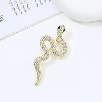 Винтажные броши в виде змеи, унисекс, креативный значок в виде животного, универсальные значки на лацкан, корсаж, аксессуары для одежды, подарки