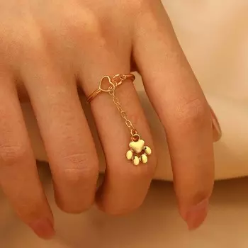 Винтажные цепочки с кисточками, милые кольца с изображением морской звезды, регулируемые элегантные аксессуары, модные украшения для женщин, нежные праздничные украшения, подарки