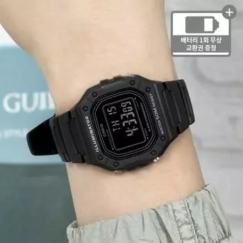 Винтажные цифровые мужские уретановые часы Casio с батарейкой, срок службы 7 лет