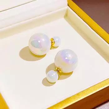 Винтажные цветные легкие серьги в стиле принцессы-русалки, подходящие для повседневного ношения и милых девочек