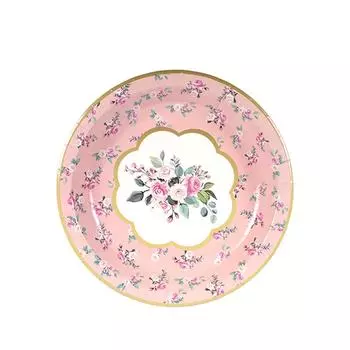 Винтажные цветочные вечеринки Одноразовые бумажные тарелки Стаканы Садовые чайные вечеринки Украшение стола Свадьбы Девичник День рождения Декор