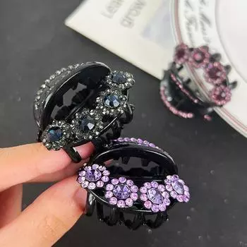 Винтажные цветочные заколки для волос женские заколки зажимы краб хвостик заколка для девочек аксессуары для волос