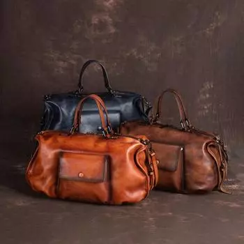 Винтажные дизайнерские сумки через плечо для женщин из натуральной кожи, женские модные сумки через плечо, кошелек GZW 40cm*21cm*18cm кофейный