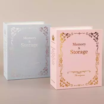 Винтажные фотоальбомы, чехол для хранения фотографий, чехол для фотографий, скрапбукинг, фотоальбом 10.2x 15.2cm синий