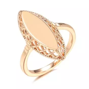 Винтажные глянцевые кольца Kinel с розовым золотом, свадебные украшения ARI 6